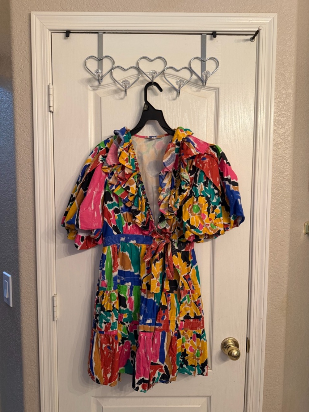 Anthropologie Revolve Love the Label Remy Ruffled Dress M - Picture 3 of 3